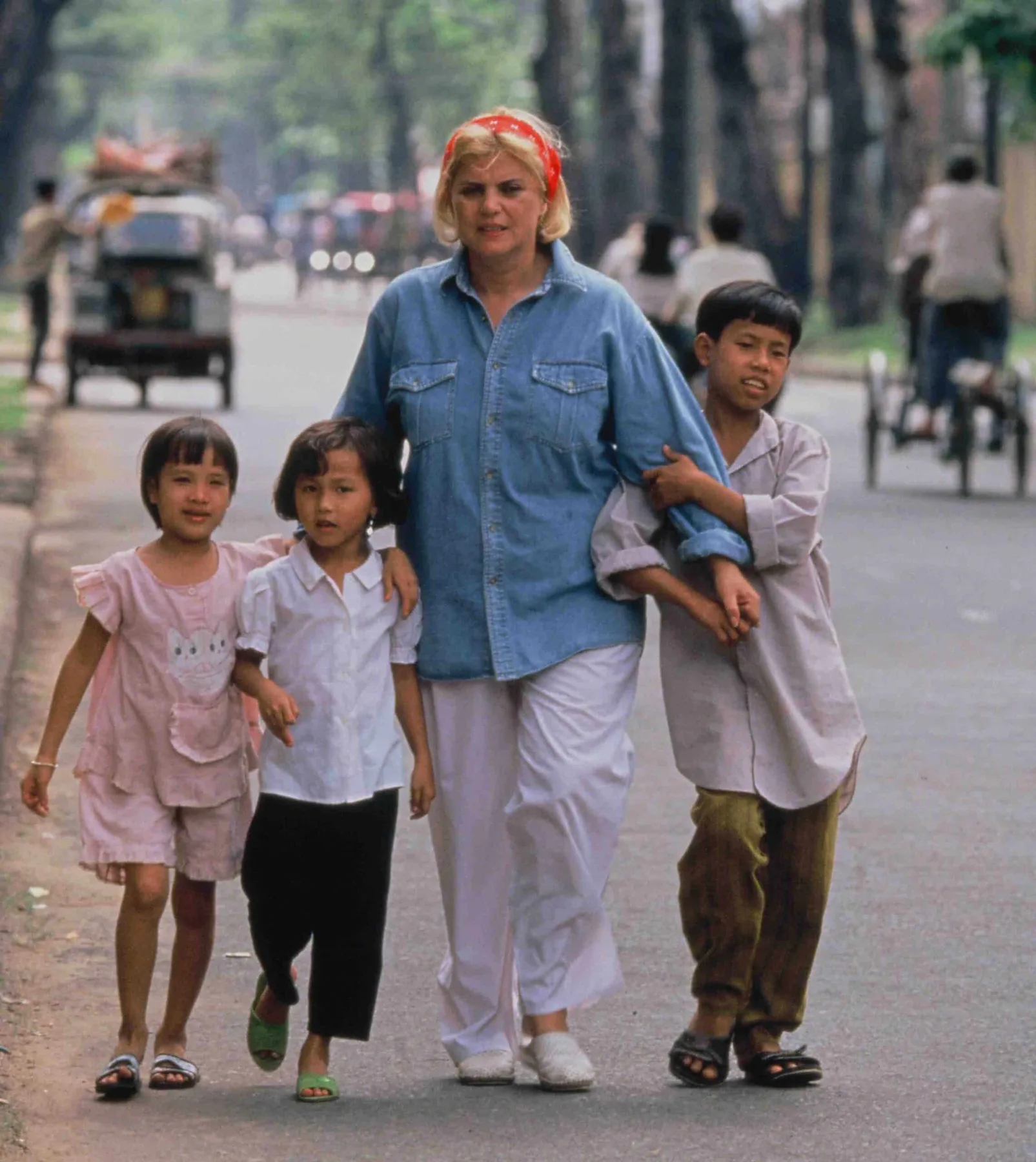 Christina Noble in Saigon, 1989